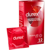 DUREX - TOTAL SENSITIVE CONTACT 12 UNITS